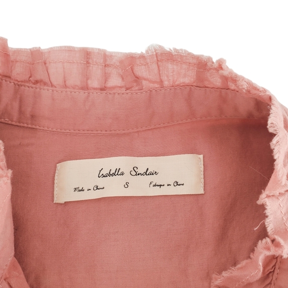 Isabella Sinclair Sunflower Embroidered Shirt - Picture 7 of 8